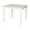 International Concepts Square Solid Wood Top Table, Turned Legs, Unfinished, 36 W, 36 L, 30 in H, Wood, Unfinished K-3636-330T - alternate 1